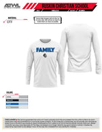 Load image into Gallery viewer, Ruskin Christian Family DTF Men&#39;s Polyester Long Sleeve Parent Shirt
