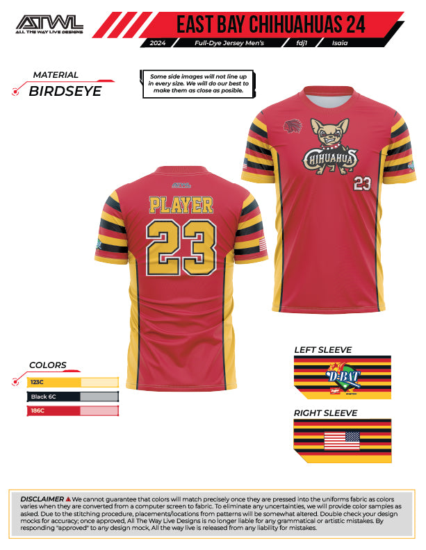 East Bay Spring 2024 Baseball Jerseys