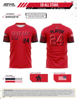 Load image into Gallery viewer, East Bay All Stars Mens Full dye Replica Jersey
