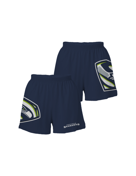 Seffner Seahawks womens Full Dye Shorts