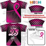 Load image into Gallery viewer, Fight For Love Cancer Awareness Mens Full Dye Jersey
