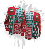 Load image into Gallery viewer, Christmas Pattern Splash Sweater
