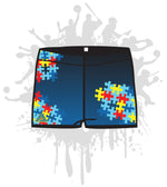 Load image into Gallery viewer, Autism Women&#39;s Compression Shorts
