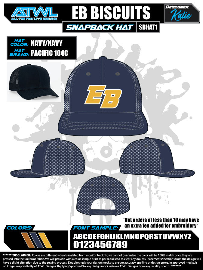 East Bay Fall League Hats