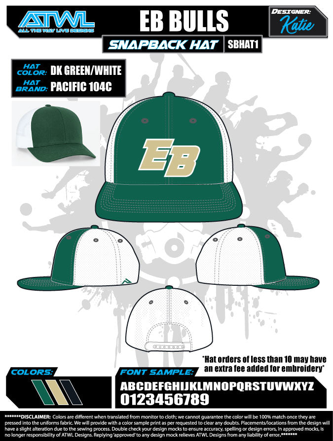 East Bay Fall League Hats