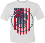 Load image into Gallery viewer, American Flag Men&#39;s White Sub Dye Jersey
