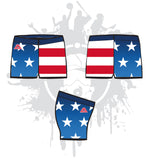 Load image into Gallery viewer, God Bless America Women&#39;s Compression Shorts
