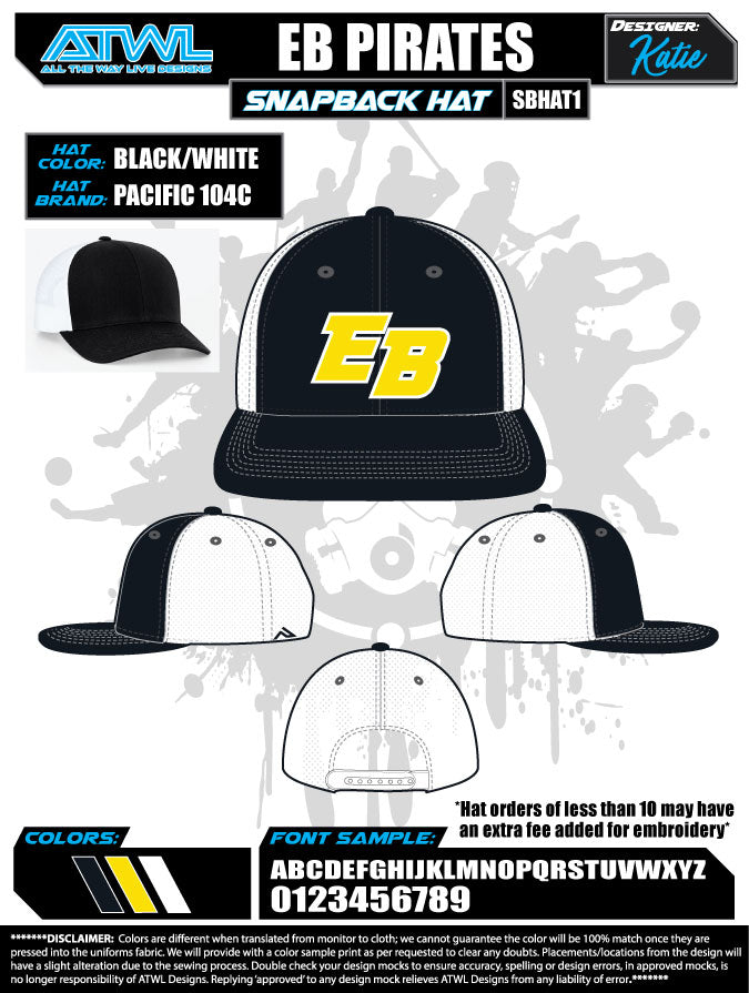 East Bay Fall League Hats