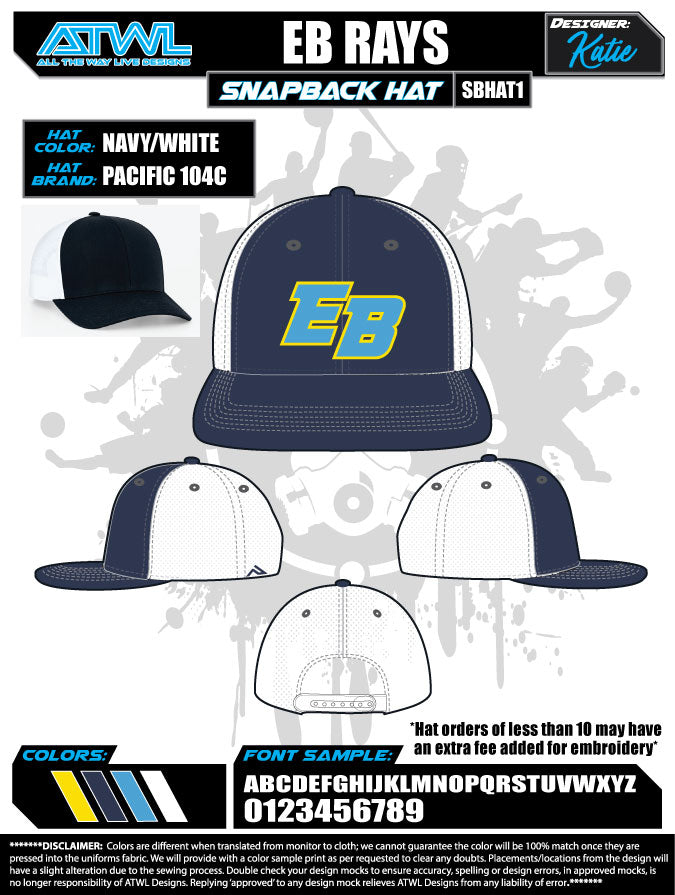 East Bay Fall League Hats