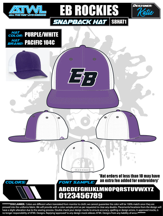 East Bay Fall League Hats