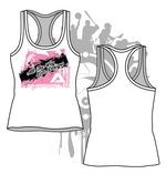 Load image into Gallery viewer, Affliction Women&#39;s White Sub Dye Tank Top
