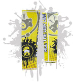 Load image into Gallery viewer, Splatter Gasmask Arm Sleeve (additional color options available)
