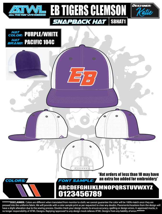 East Bay Fall League Hats