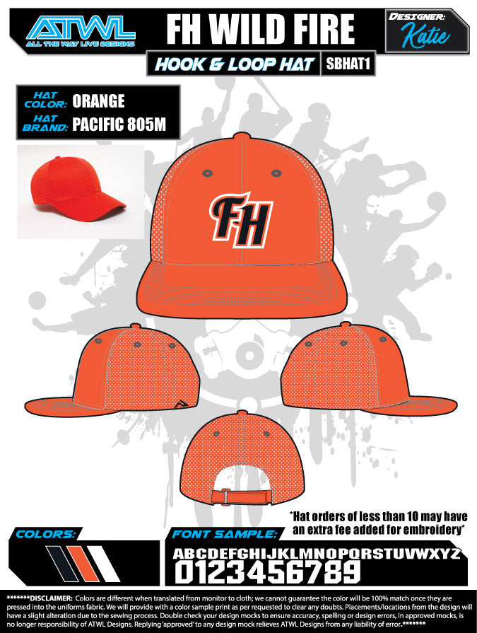 Fishhawk Fall League Hats