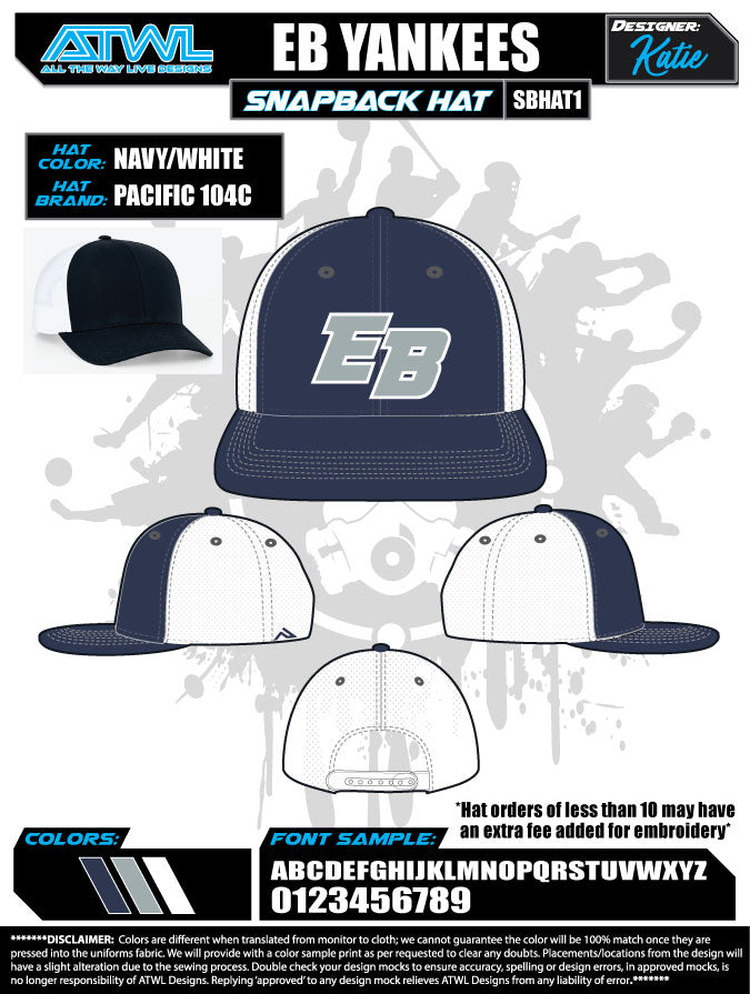 East Bay Fall League Hats