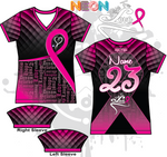 Load image into Gallery viewer, Fight For Love Cancer Awareness Womens Full Dye Jersey
