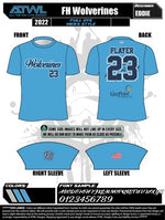 Load image into Gallery viewer, Wolverines Carolina Blue  Practice Full dye Crew Neck Jersey
