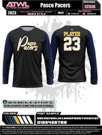 Load image into Gallery viewer, Pasco Pacers Warmup mens cut Long Sleeve Jersey
