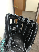 Load image into Gallery viewer, ATWL 12.5  H Web Kip Leather Fielding Glove BLK/GREY
